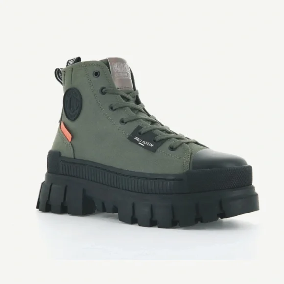 Palladium Revolt Hi Textile Boots WMS 9 (41) - olive - Picture 1 of 6